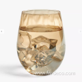 600ml Waterwave Glass Tumblers Stemless Wine Glasses